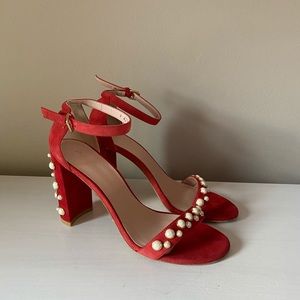 Stuart Weitzman morepearls sandals heels shoes